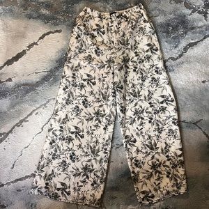 Express wide leg polyester pants